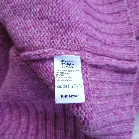 Rhode Barbiecore Juno mélange Wool Sweater Knit Midi dress - Picture 10 of 14